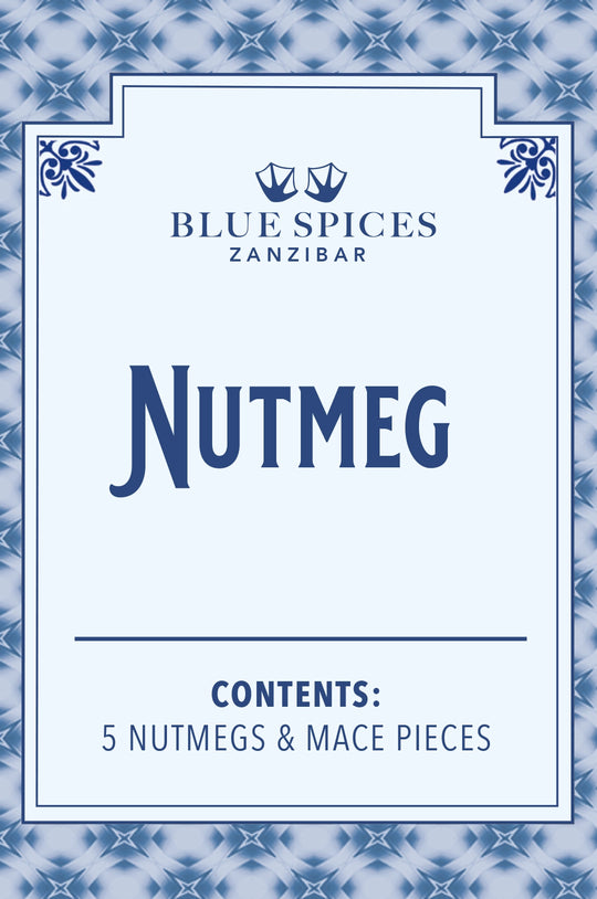 Nutmeg and pieces of mace (whole)