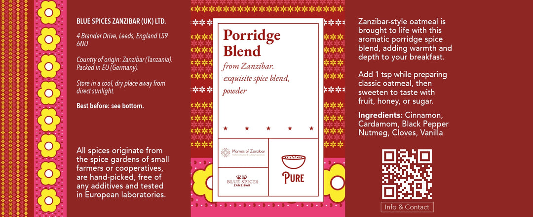 Mamas of Zanzibar - Zanzibar Porridge Blend